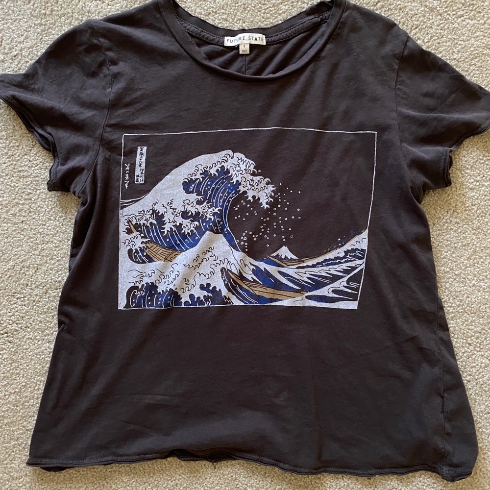 Urban Outfitters “The Great Wave” Graphic Tee